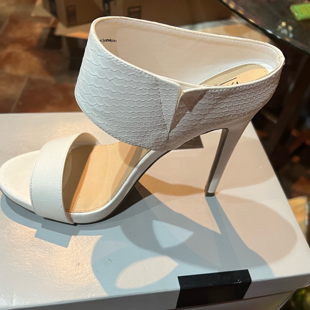 White Mackenzie Heels